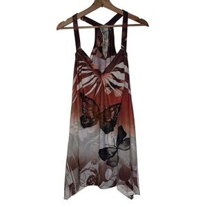 Y2K Style Butterfly Top Size XL